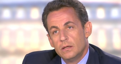 Nicolas Sarkozy dans une émission