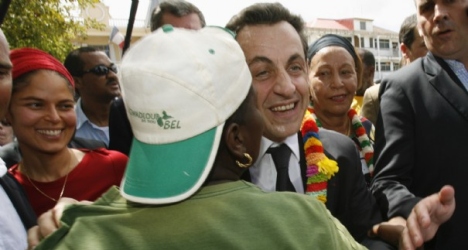 Nicolas Sarkozy en Guadeloupe